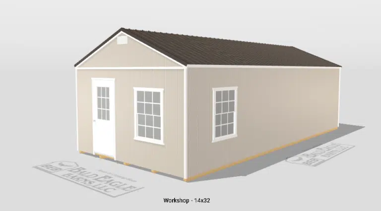 14x32 Custom Workshop Design