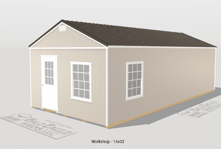 14x32 Custom Workshop Design
