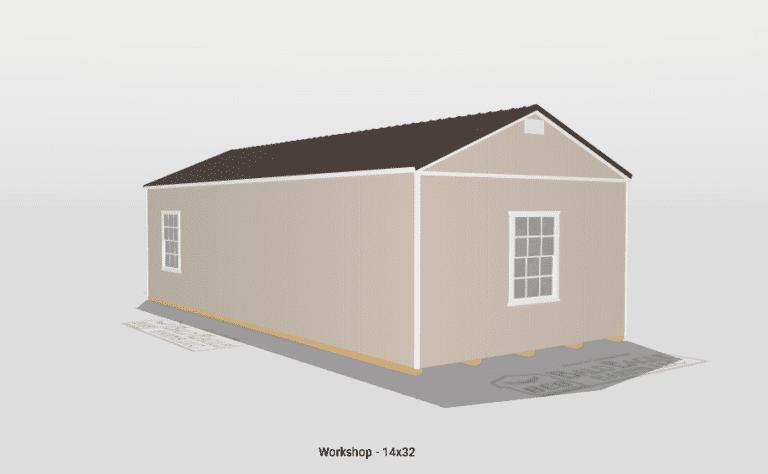 14x32 Custom Workshop Design