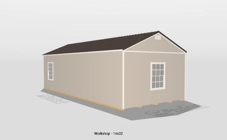 14x32 Custom Workshop Design