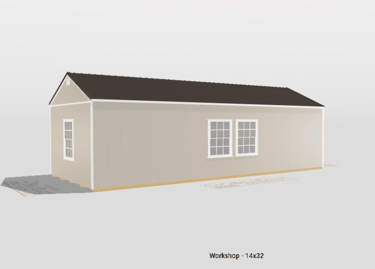 14x32 Custom Workshop Design