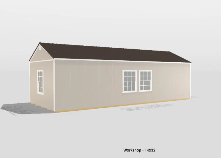 14x32 Custom Workshop Design