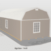 14x32 Custom High Barn Design