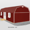 14x32 Custom Side Lofted Barn Design