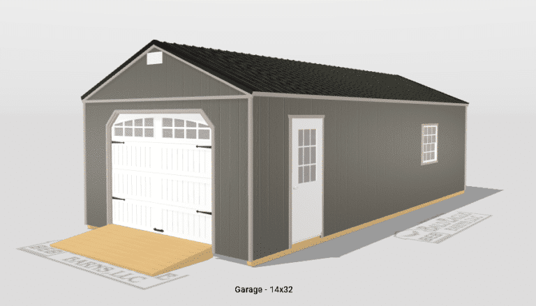 14x32 Custom Garage Design