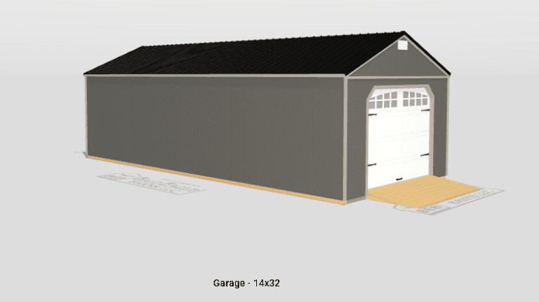 14x32 Custom Garage Design