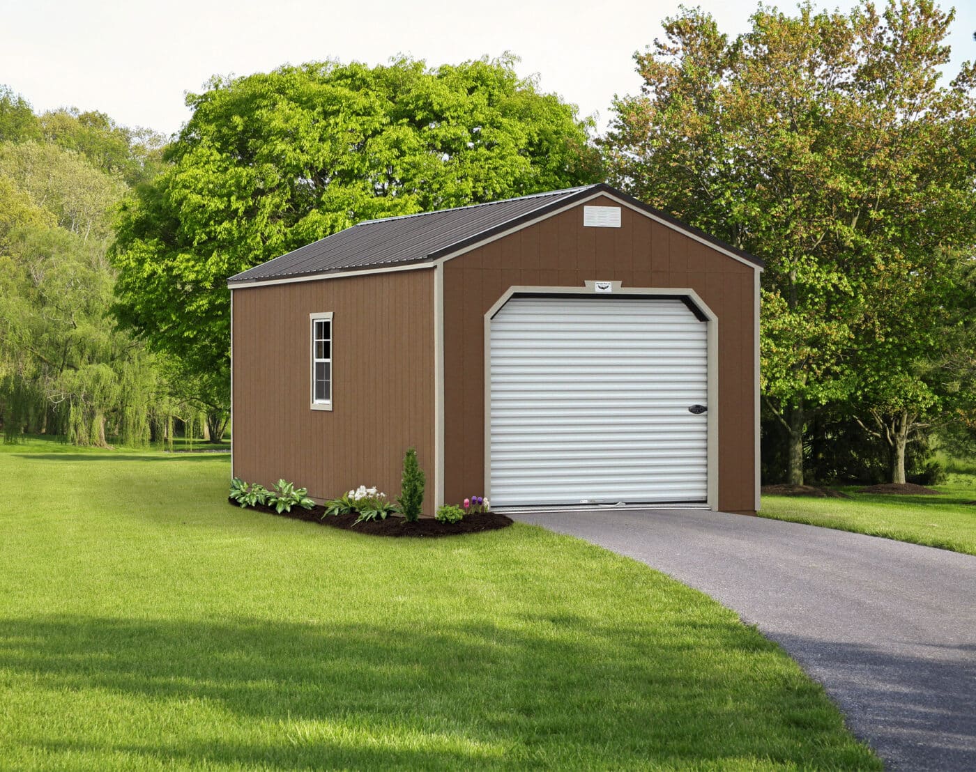 detached garages burnished slate