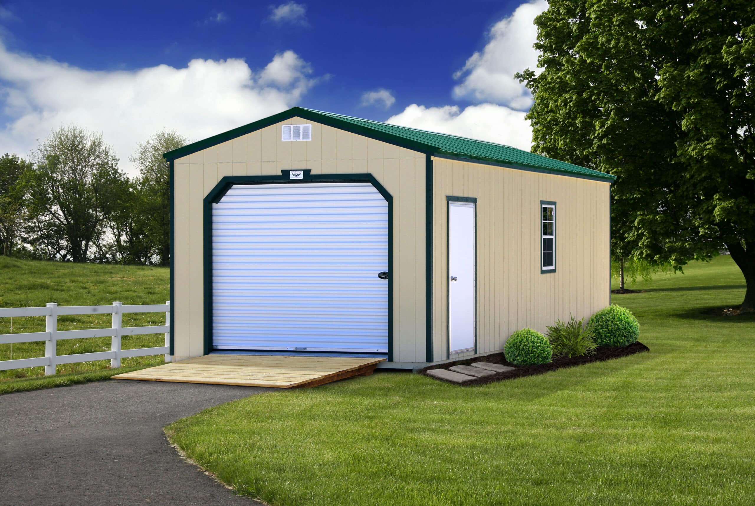 large locking roll up door detached garages copy 2 scaled