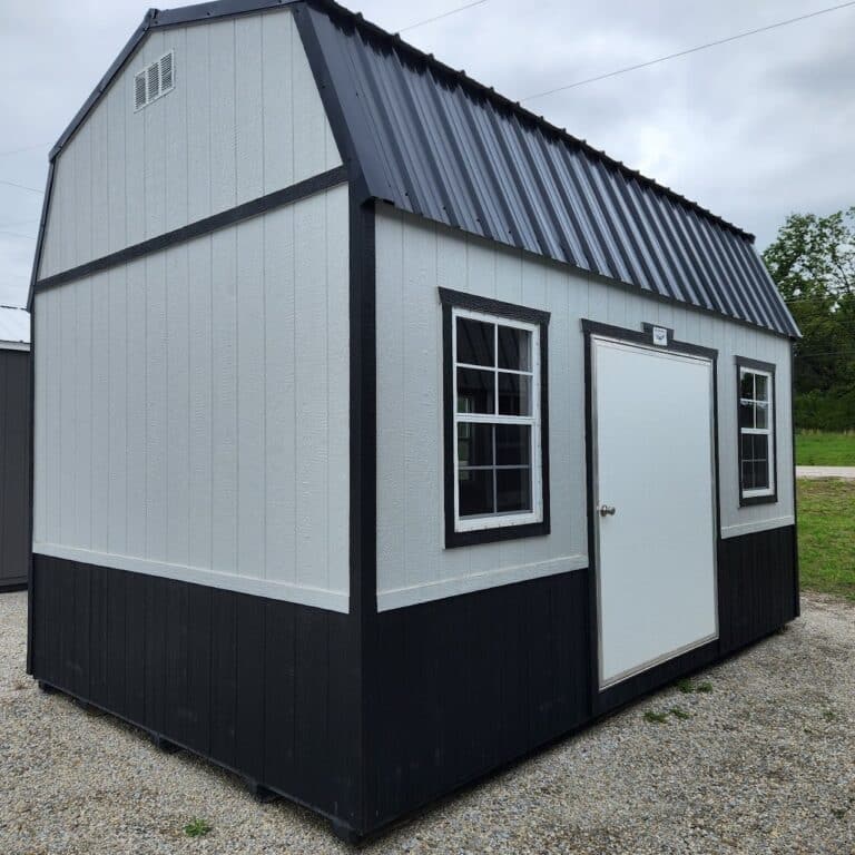 10x16 Side Lofted Barn - Mountain Home