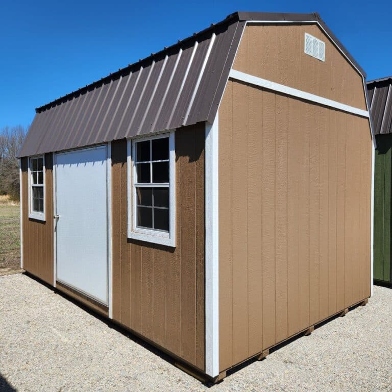 10x16 Side Lofted Barn - Mountain Home