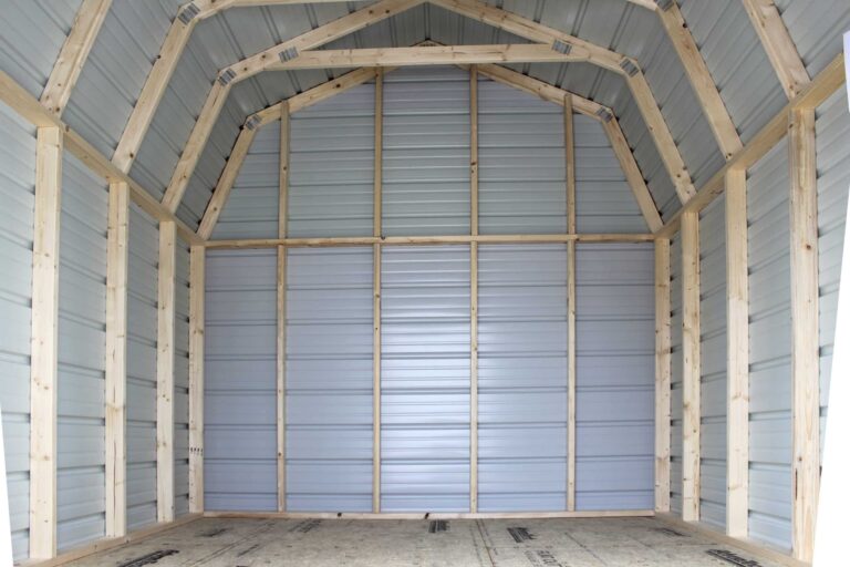 value metal barn interior